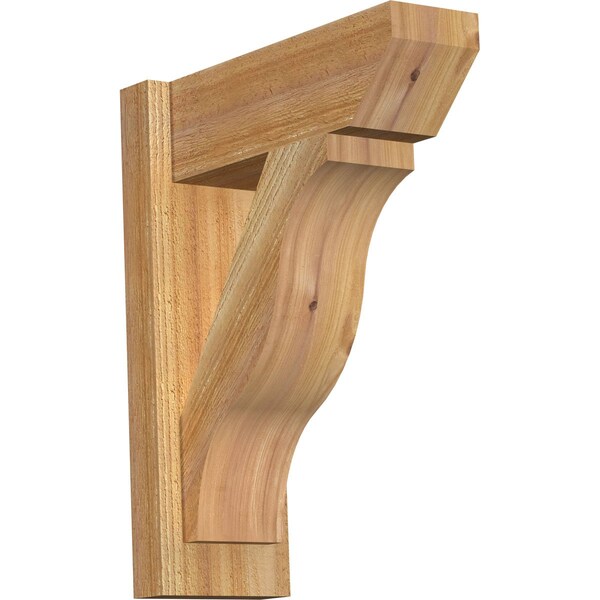 Ekena Millwork Funston Slat Rough Sawn Outlooker, Western Red Cedar, 6"W x 16"D x 20"H OUT06X16X20FST06RWR - main